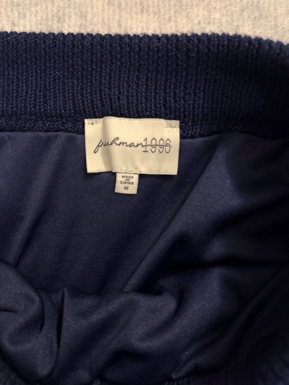 Crotchet Navy Knit Pencil Midi Skirt - Picture 3 of 4